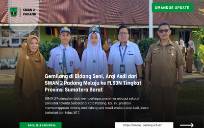 Gemilang di Bidang Seni, Arqi Asdi dari SMAN 2 Padang Melaju ke FLS3N Tingkat Provinsi Sumatera Barat