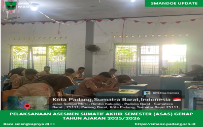 Pelaksanaan Asesmen Sumatif Akhir Semester (ASAS) Genap Tahun Ajaran 2025/2026